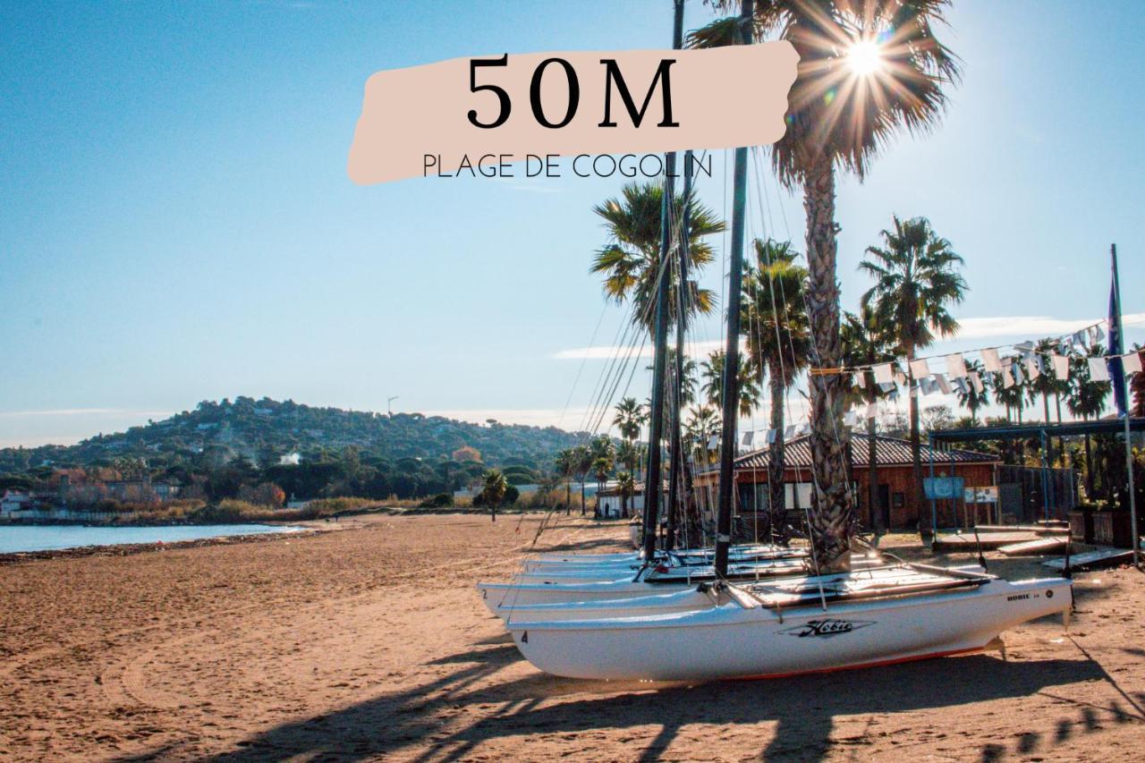 Le Ptit Olivier Piscine - Plage Gassin Exteriör bild